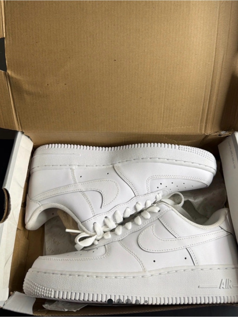 Nike White Low-Top Leather Sneakers